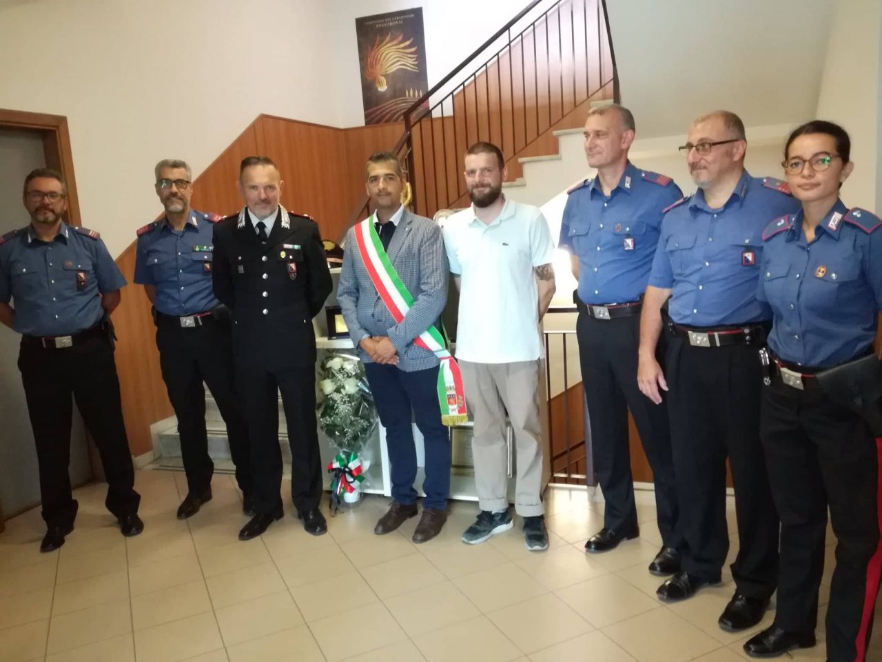 Carabiniere ucciso, Bussagli e Berti visitano la caserma di Poggibonsi