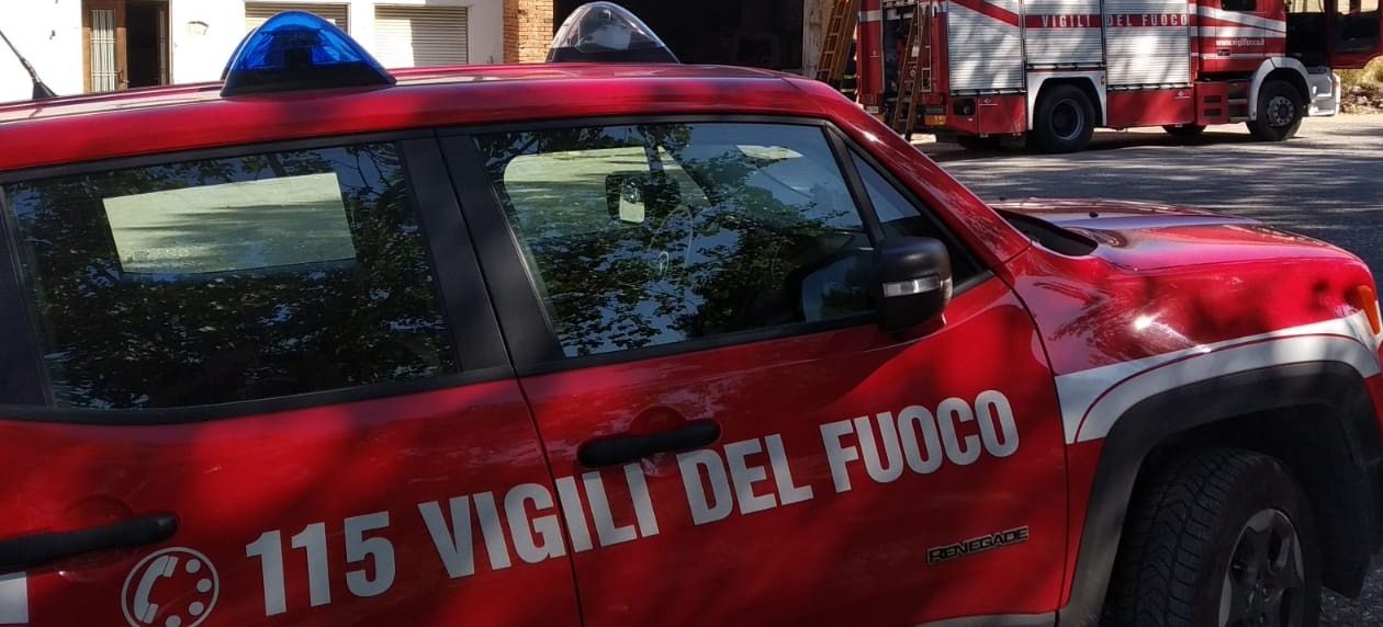 Incendio in un bilocale nel Chianti