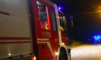 Incendio in una mansarda di via Baracca