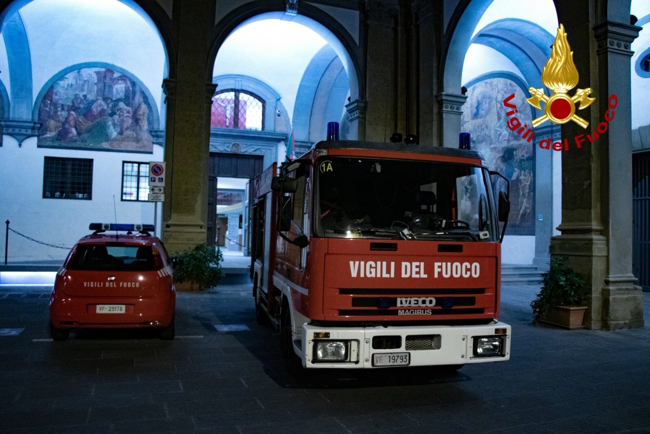 Incendio nella notte all’ospedale