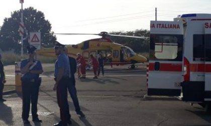 Cade durante lo sprint, grave ciclista pratese