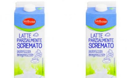 Lidl richiama lotti di latte Milbona per rischio microbiologico