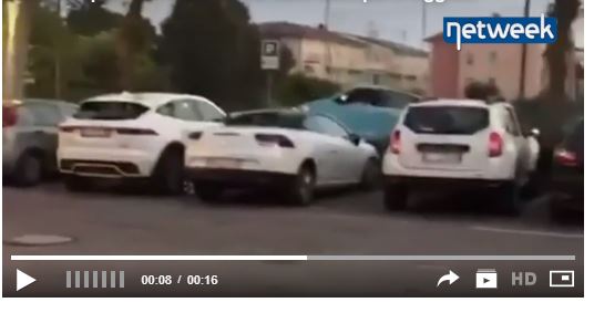 Ubriaco parte a razzo e vola sulle auto parcheggiate VIDEO INCREDIBILE
