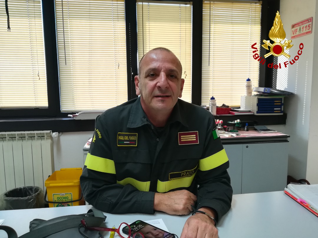 Vigili del Fuoco di Prato: In pensione il Capo Reparto Vincenzo Piccolo VIDEO