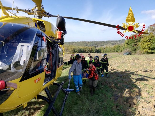 Tre incidenti sul lavoro in Toscana in poche ore: feriti trasportati negli ospedali della regione