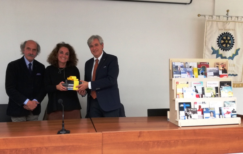 Biblioteca di Poggibonsi, nuovi audiolibri donati dal Rotary Club