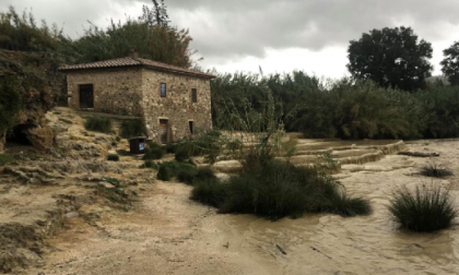 Cascate di Saturnia devastate dal maltempo