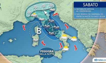 Neve e vento, codice giallo su appennino tosco-emiliano e valli di Arno e Ombrone pistoiese e Valtiberina