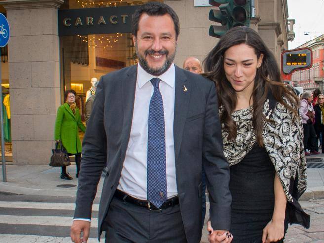 Matteo Salvini e Francesca Verdini: cicogna in arrivo?