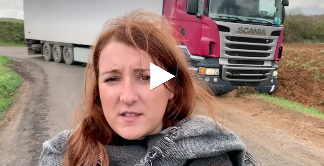 Camion bloccato lungo la Strada del Casone, parla il Comitato SP5 Colligiana VIDEO