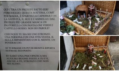 Sparisce la capanna del presepe: l’augurio della derubata è impagabile
