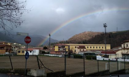 Arcobaleno in cielo a Vaiano