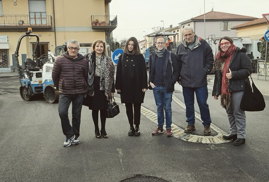 Nuovo manto stradale a Vergaio
