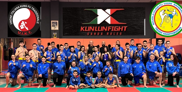 Team Martorana, pioggia di medaglie nelle gare di Sanda U.I.K.T