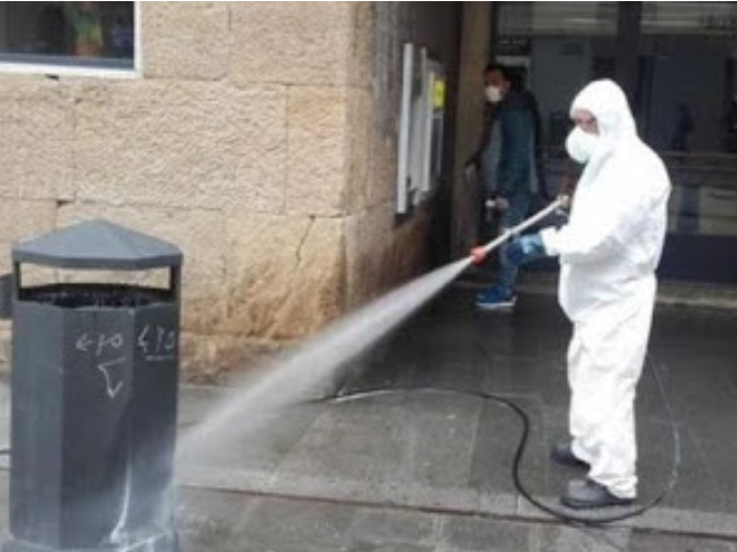 Al via da domani la sanificazione degli spazi pubblici e arredi urbani