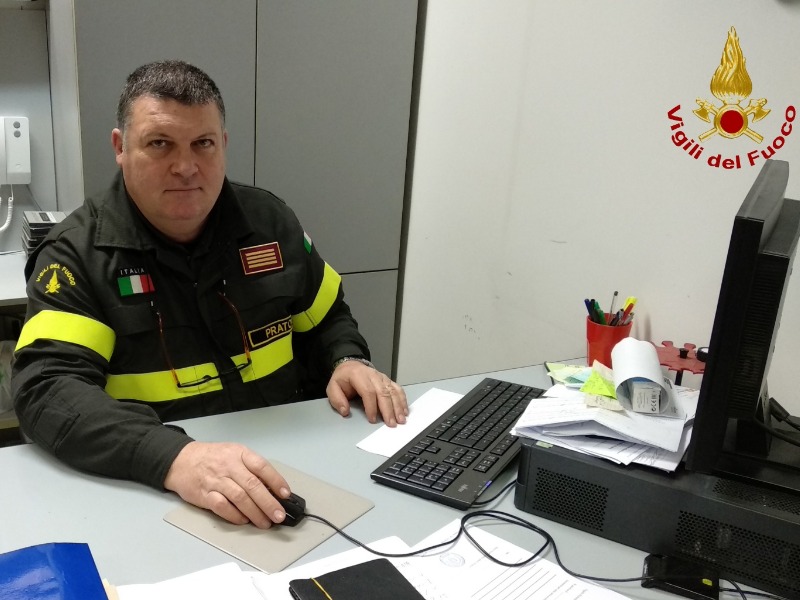 In pensione Stefano Fiorelli dei vigili del fuoco