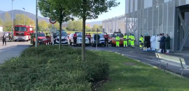 Il saluto di Pasqua all’ospedale di Prato: GUARDA IL VIDEO