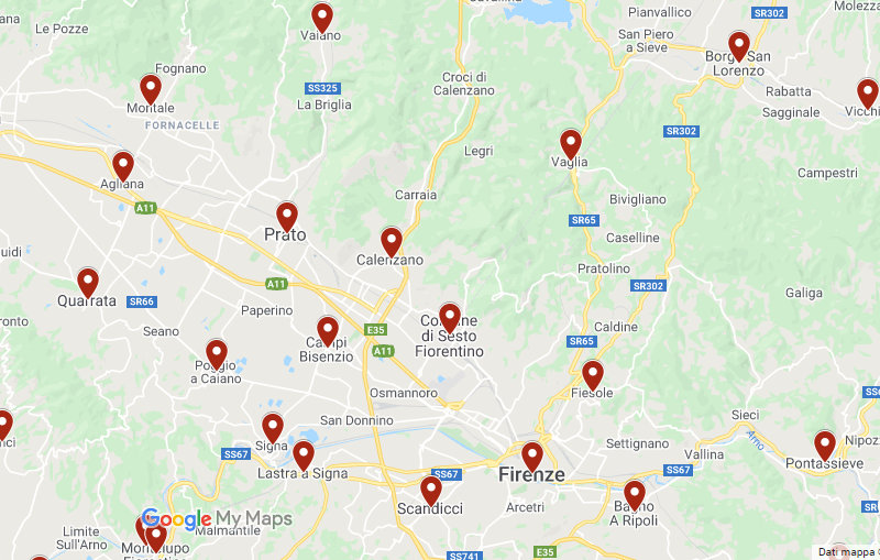 Covid-19: ecco la mappa dei casi positivi di oggi