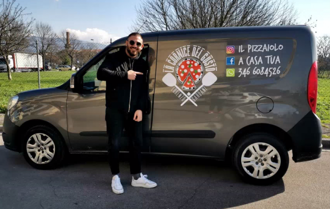 Da perito chimico a "pizzaiolo a domicilio" Lorenzo Gardani