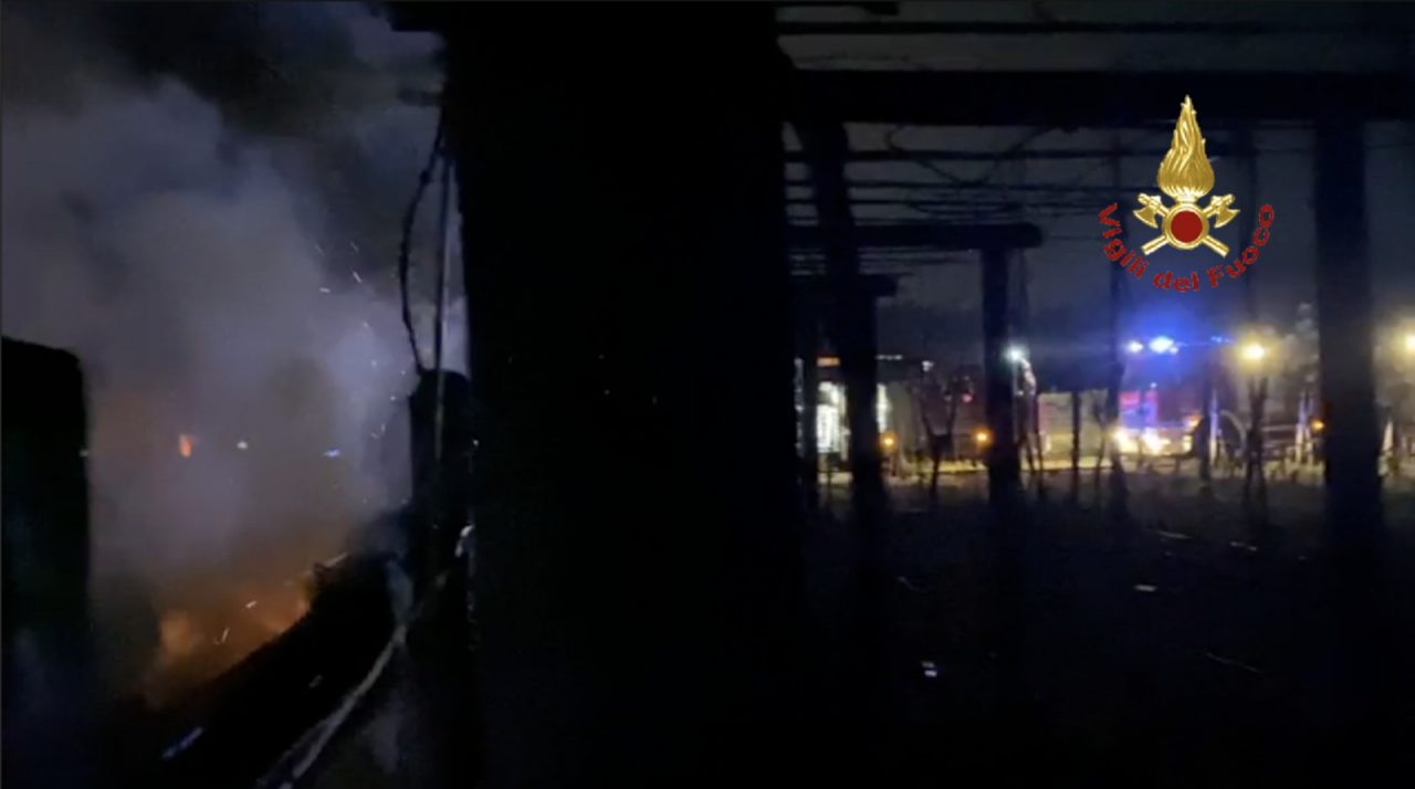 A fuoco baracche a Viareggio: muoiono gli animali – IL VIDEO