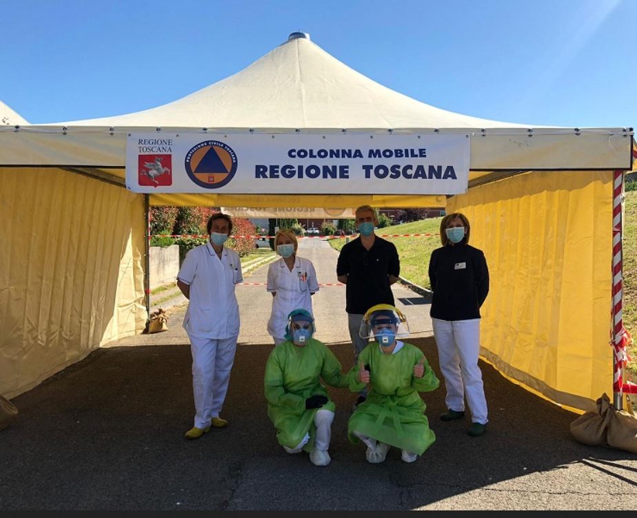 Drive through al San Giovanni di Dio per dipendenti e pazienti esterni