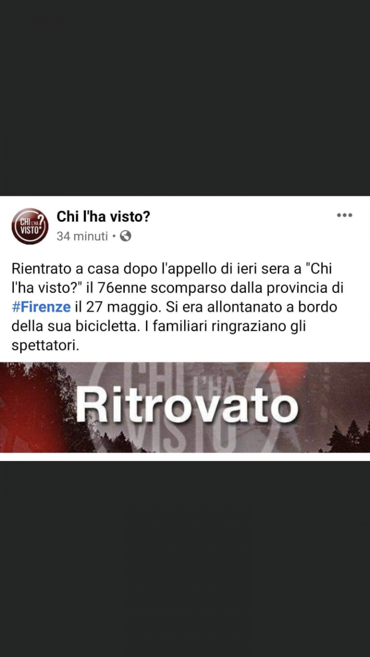 Umberto è ritornato a casa
