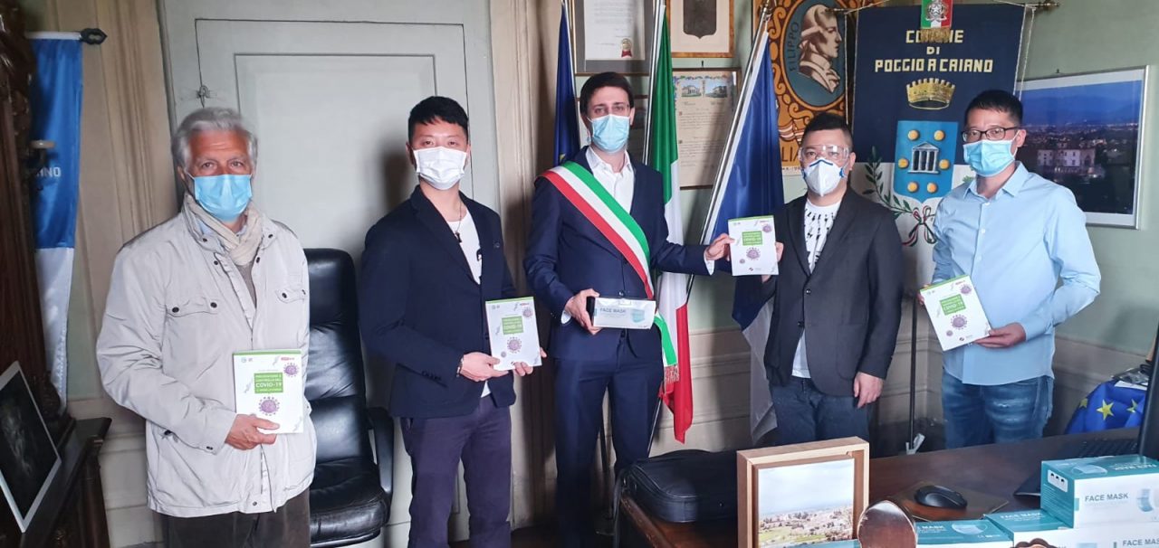 L’associazione Aaic dona 2000 mascherine al Comune