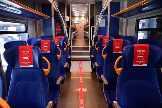 Coronavirus, fase 2: oltre 27mila le persone che ieri hanno viaggiato sui treni in Toscana
