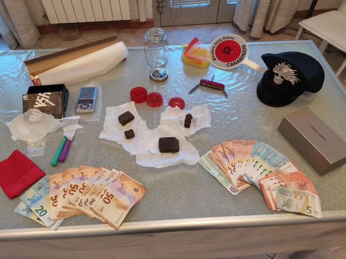 Arresto per droga dai carabinieri di Vaiano