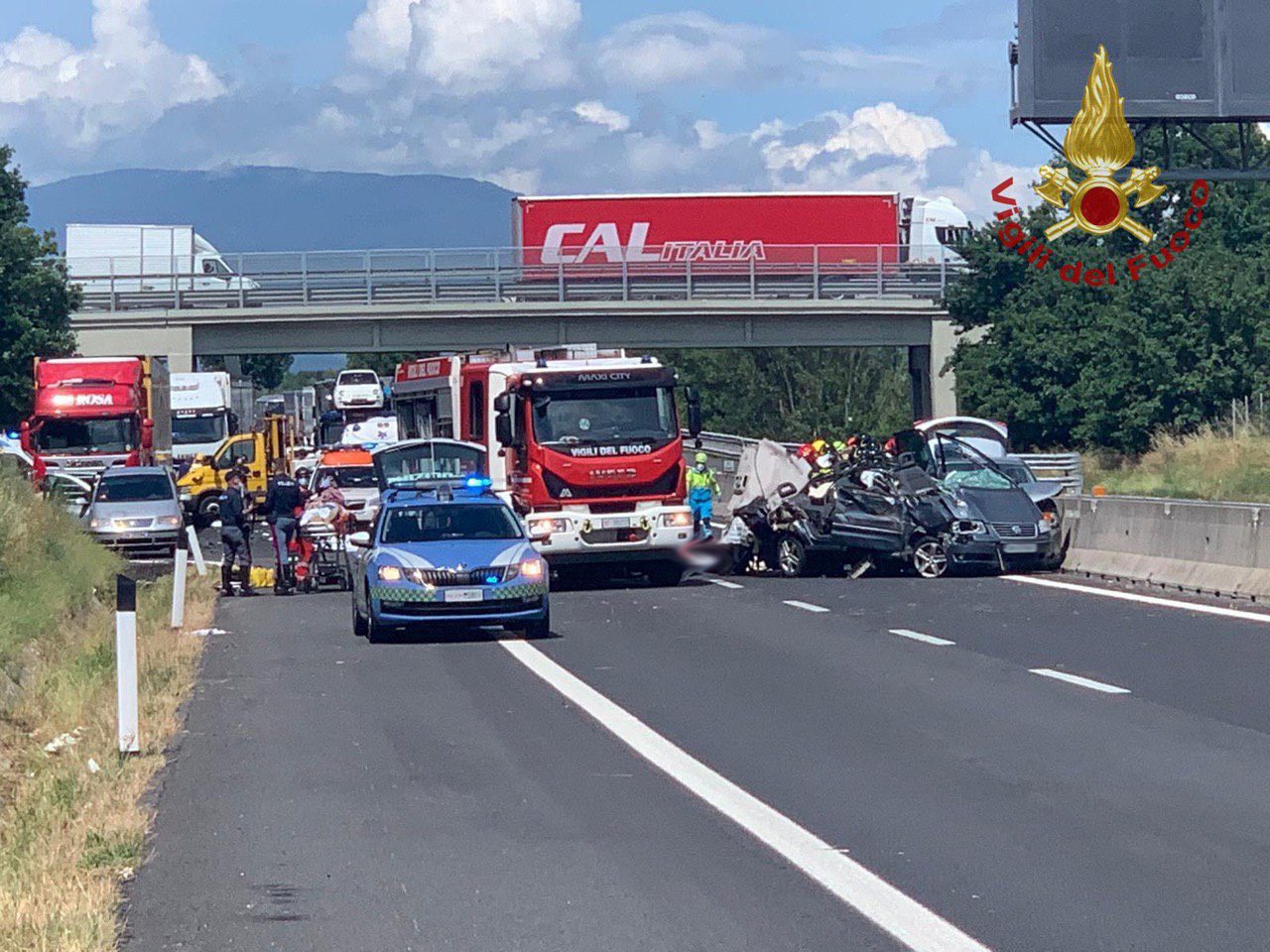 Incidente A1: tra i morti anche due minori
