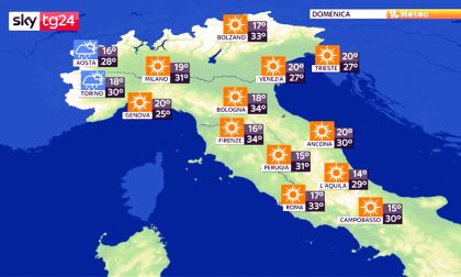 Confermato il codice giallo, rischio idreologico su tutta la regione fino alle 21