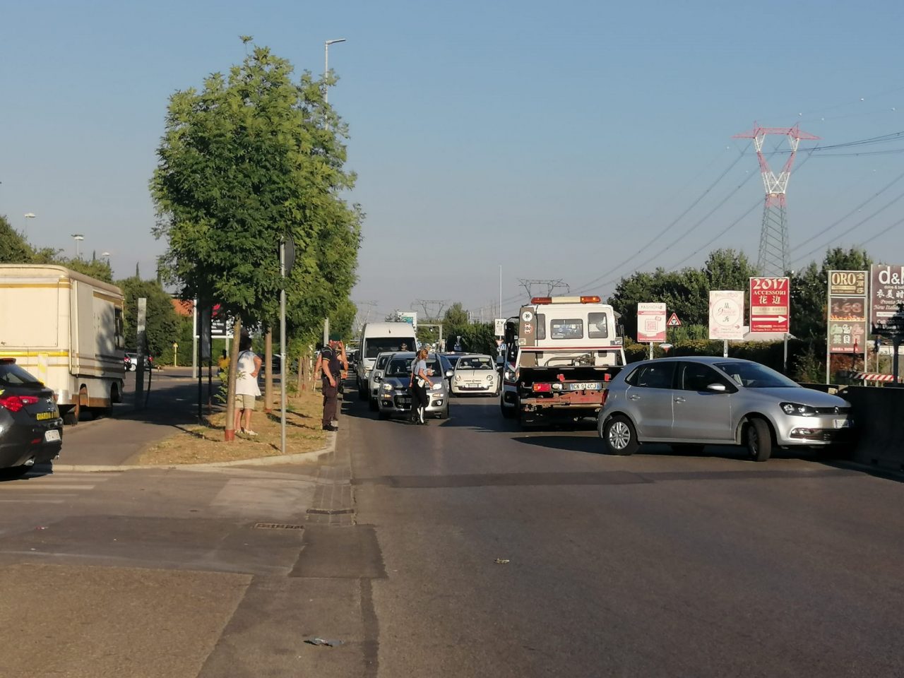 Incidente via Paronese a Prato