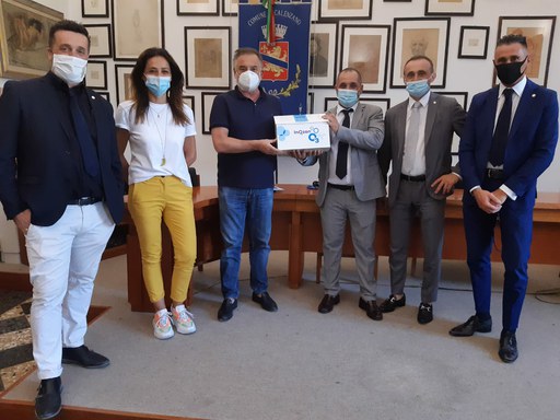 Donato uno strumento per sanificare i pulmini