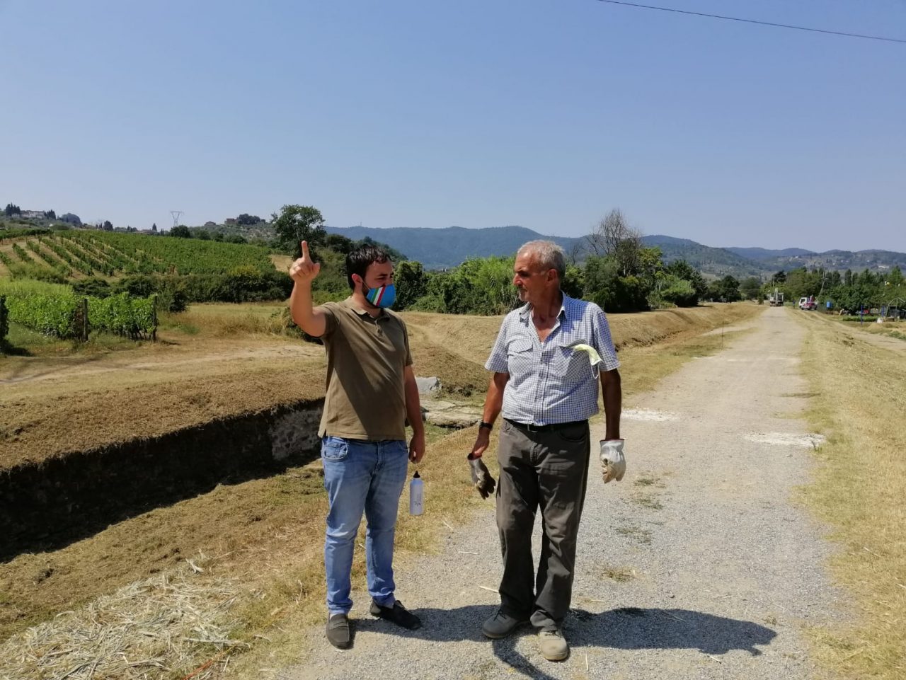 Iniziati lavori alla pista ciclabile di Seano