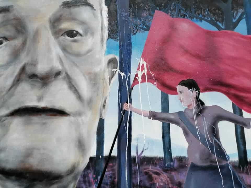 Imbrattato il murale per Silvano Sarti a Firenze