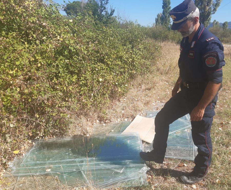 Carabinieri forestali scoprono smaltimento illecito di rifiuti speciali: denunciate due persone