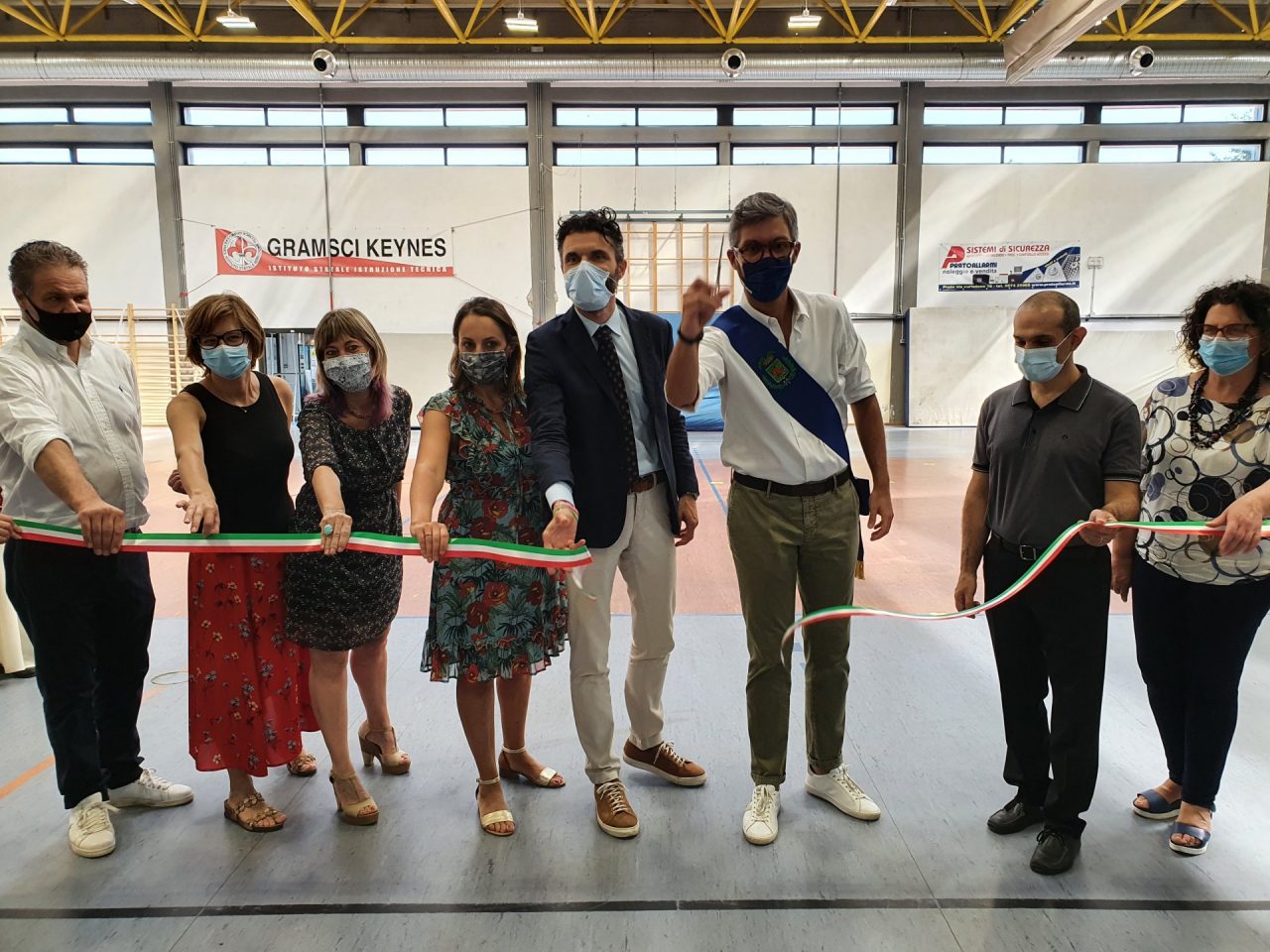 Inaugurata la nuova palestra dell’istituto Gramsci Keynes