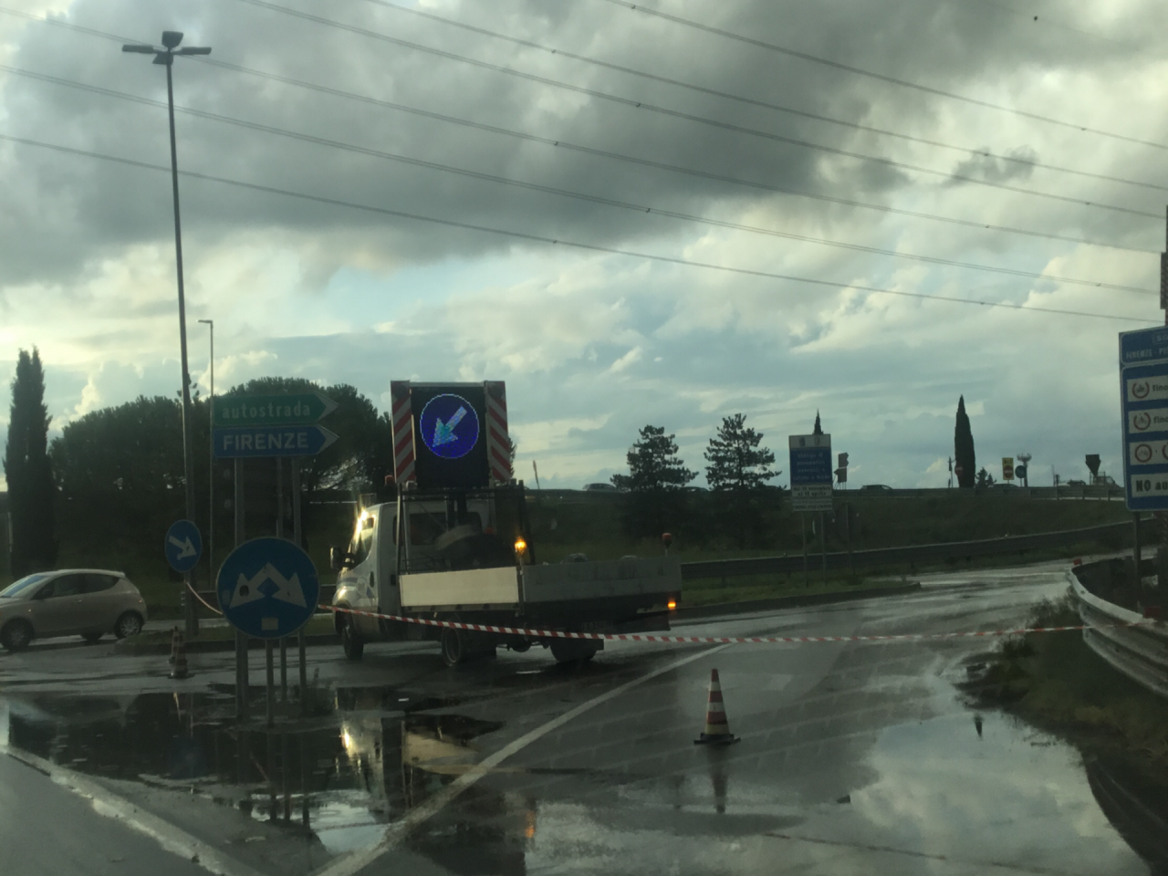 Lastra a Signa, chiuso l’ingresso Fipili direzione Firenze
