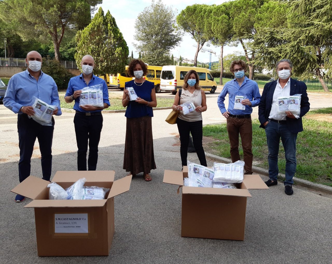 L’azienda Ma.pel Srl di Malmantile ha donato 14.000 mascherine certificate all’Istituto Comprensivo di Lastra a Signa