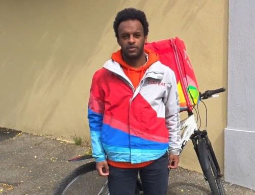 Yiftalem Parigi eletto a Firenze come primo rider rappresentante sindacale per la sicurezza