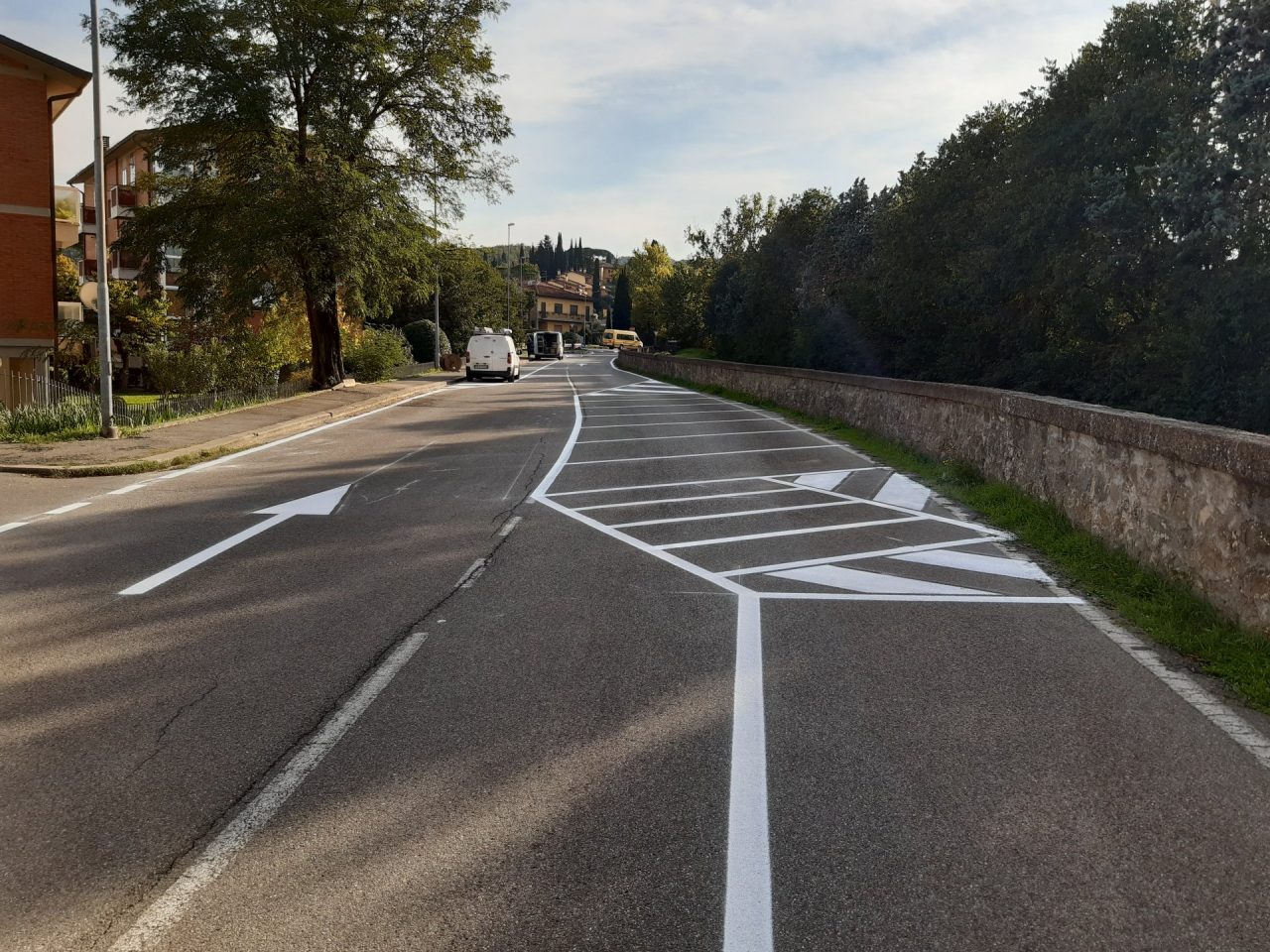 Ecco i nuovi posteggi lungo via Da Vinci a Lastra a Signa