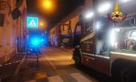 Incendio in un appartamento in via Ferrucci