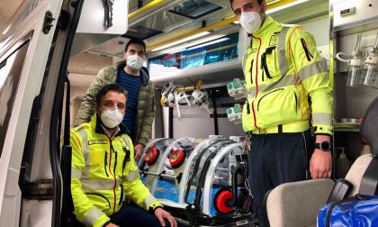 Torna in funzione l'ambulanza con barella a bio-contenimento per il trasporto dei pazienti Covid