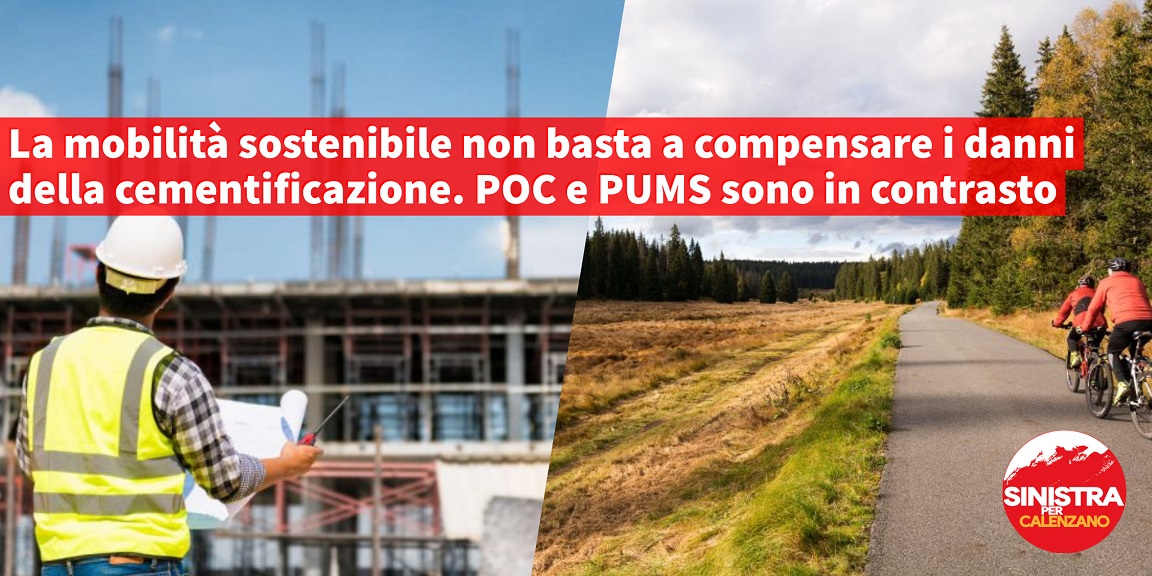 Sinistra per Calenzano: “Piano della mobilità sostenibile in contrasto con il piano operativo comunale”