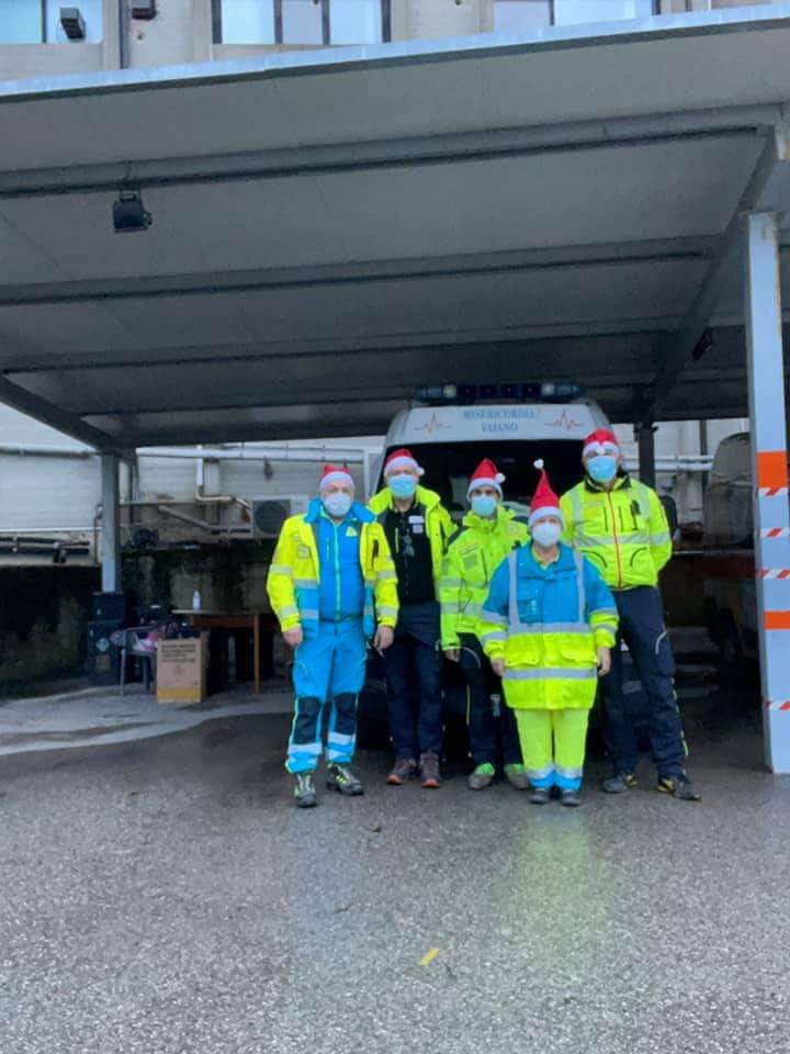 Gli auguri dei volontari della Misericordia