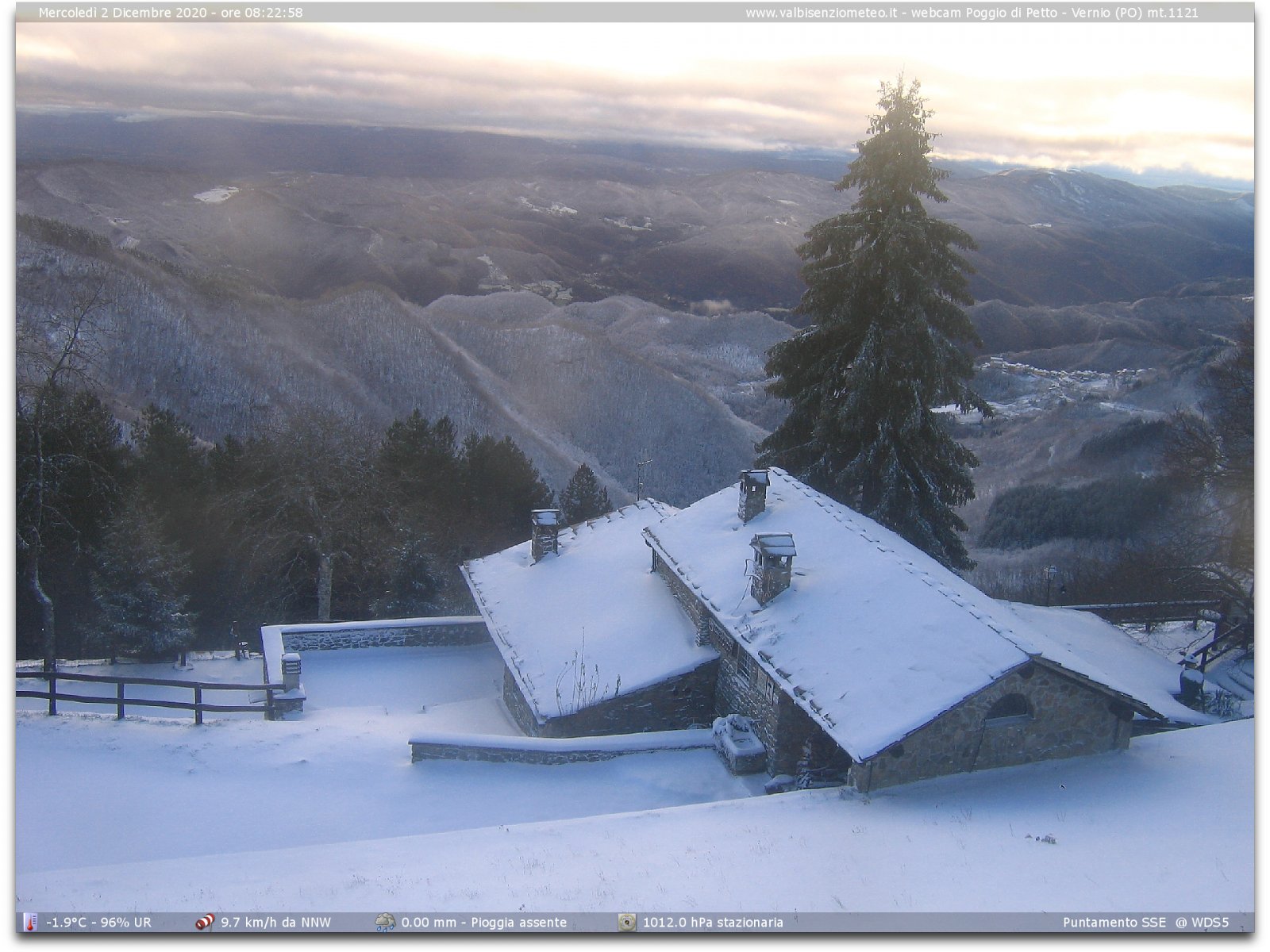 Prima (grossa) nevicata in alta Val di Bisenzio