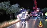 Autobotte uscita di strada a Carmignano - GUARDA LE FOTO