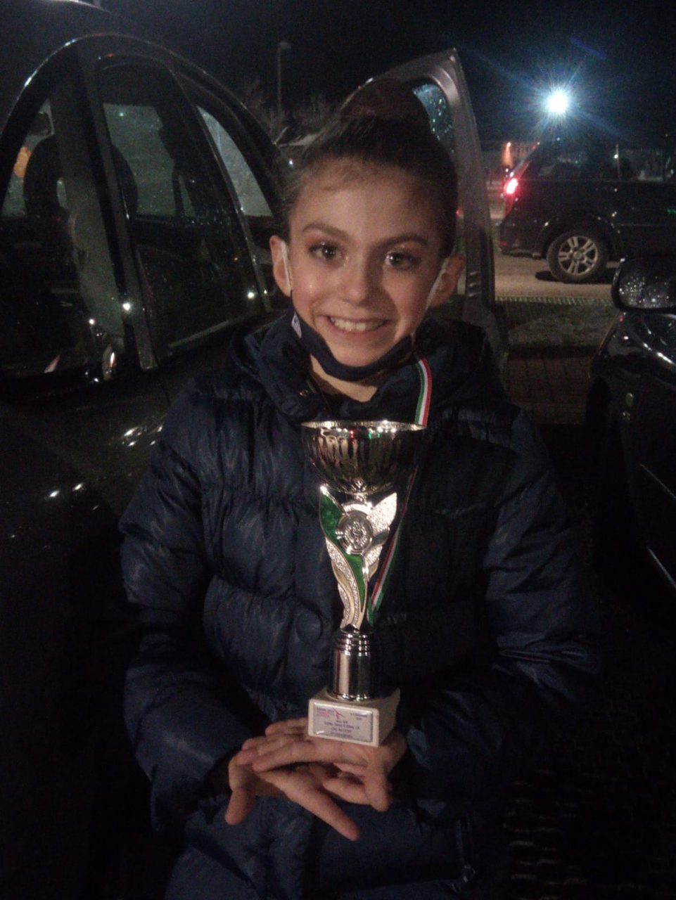 Rebecca Castiglionesi, 9 anni di Montemurlo, sul podio delle nazionali di ginnastica ritmica