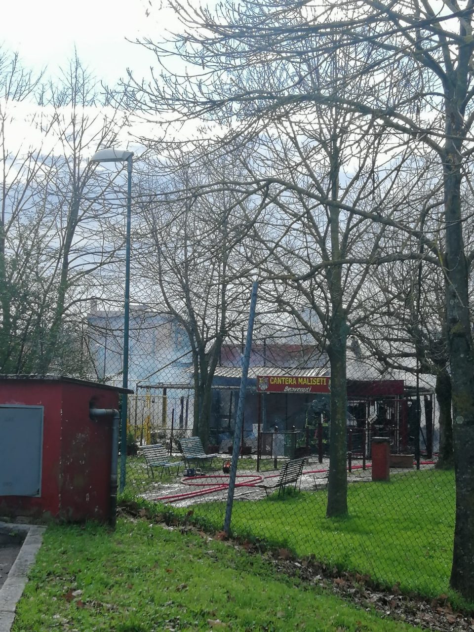 Paura al campo sportivo di Maliseti