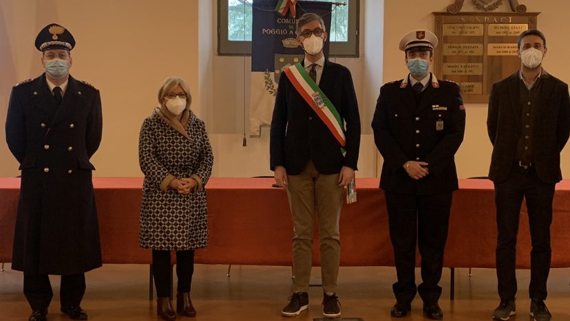 Il Prefetto Adriana Cogode in visita a Poggio a Caiano